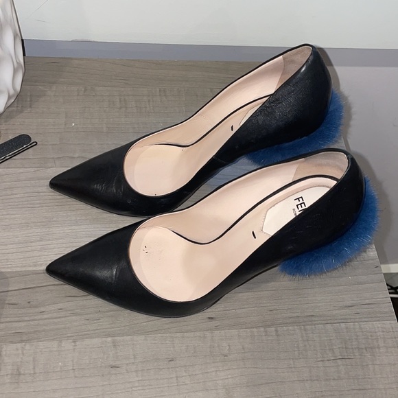 Fendi pumps with fur - Picture 2 of 4